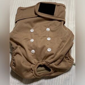 Grecle Washable Dog Diapers Color Brown. Sz Large. New